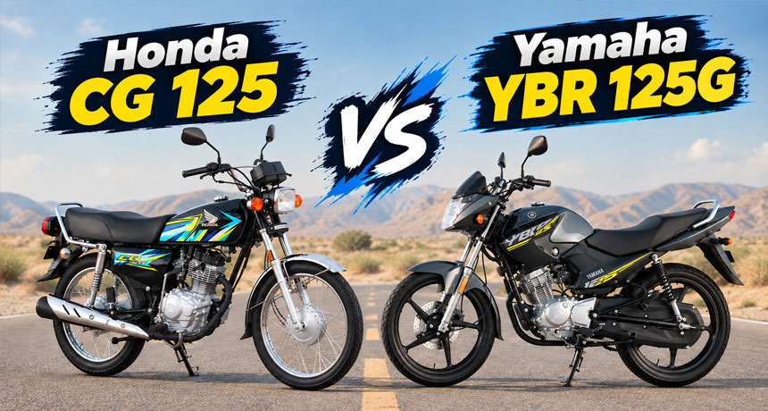 Honda CG 125 vs Yamaha YBR 125G – Which Bike Offers More?