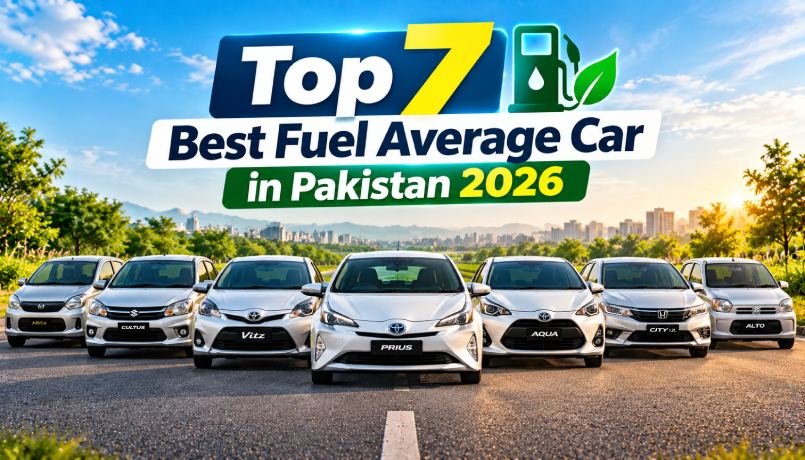 Top 7 Best Fuel Average Cars in Pakistan 2026
