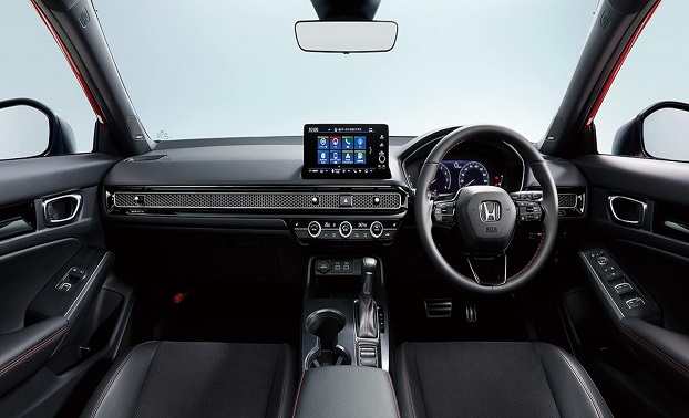 Interior of honda civic 2023